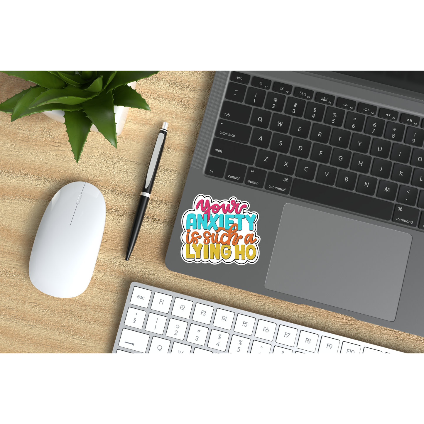 Your Anxiety is a Lying Ho Vinyl Sticker