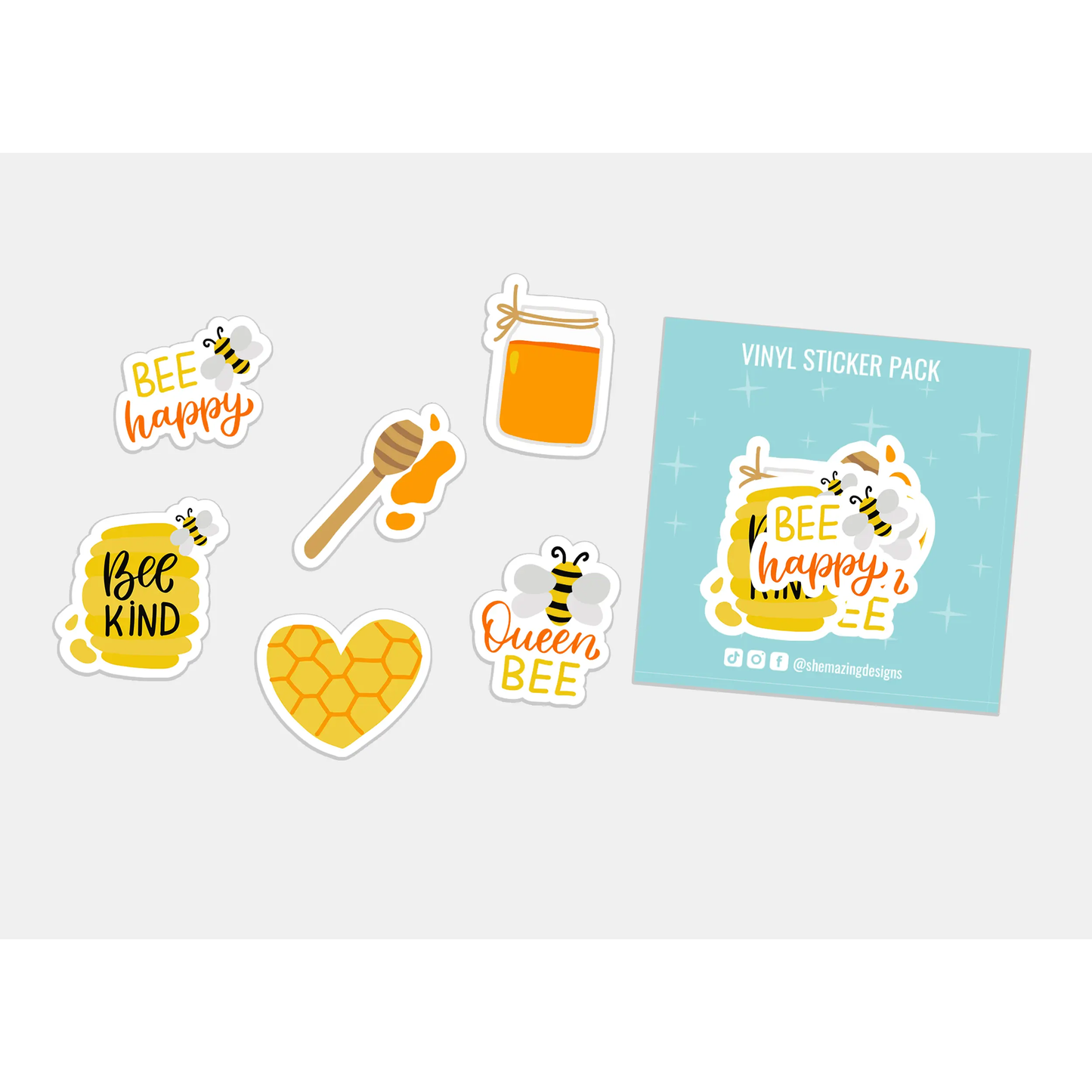 Bee Happy - Sticker Pack