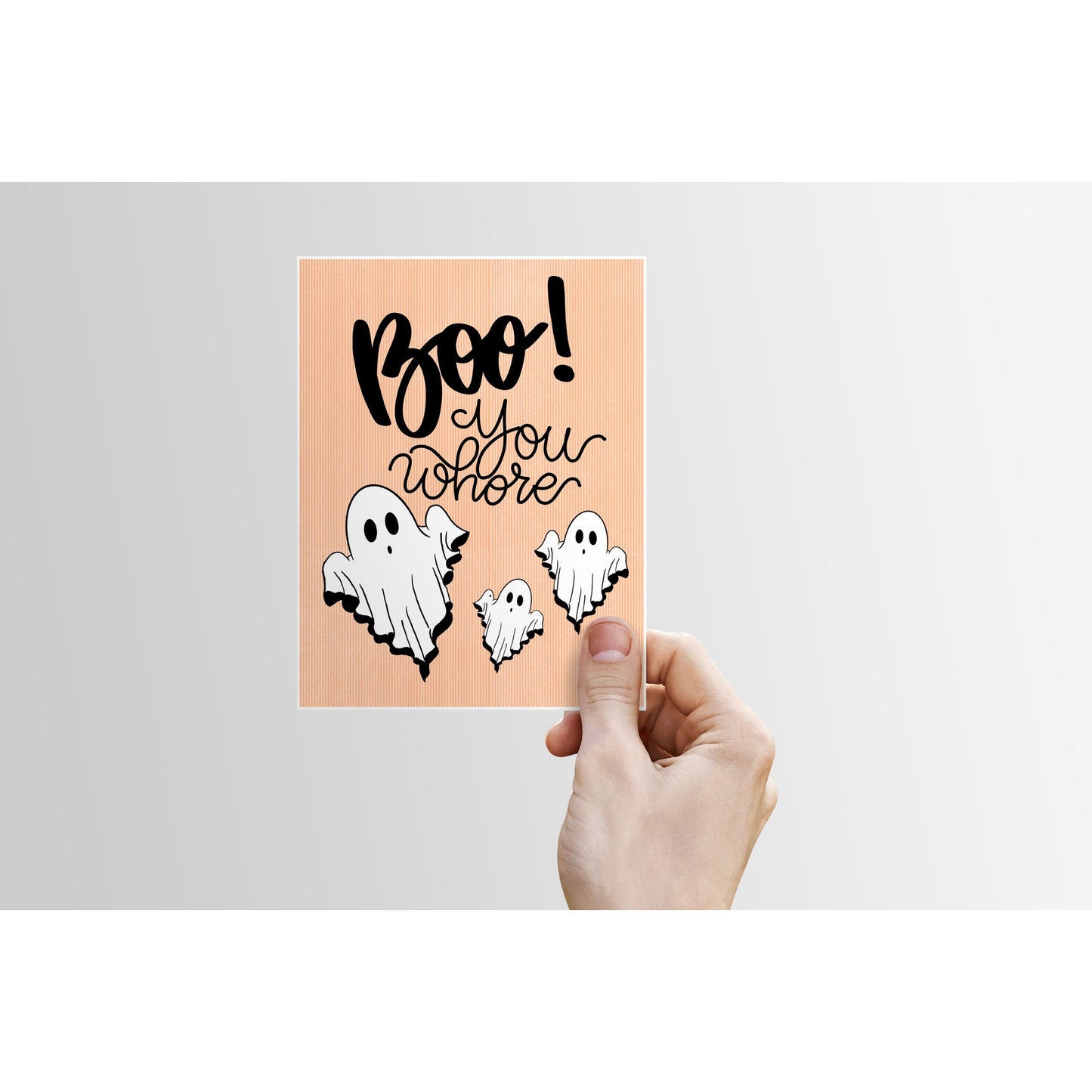 Funny Halloween Card | Boo! You Whore