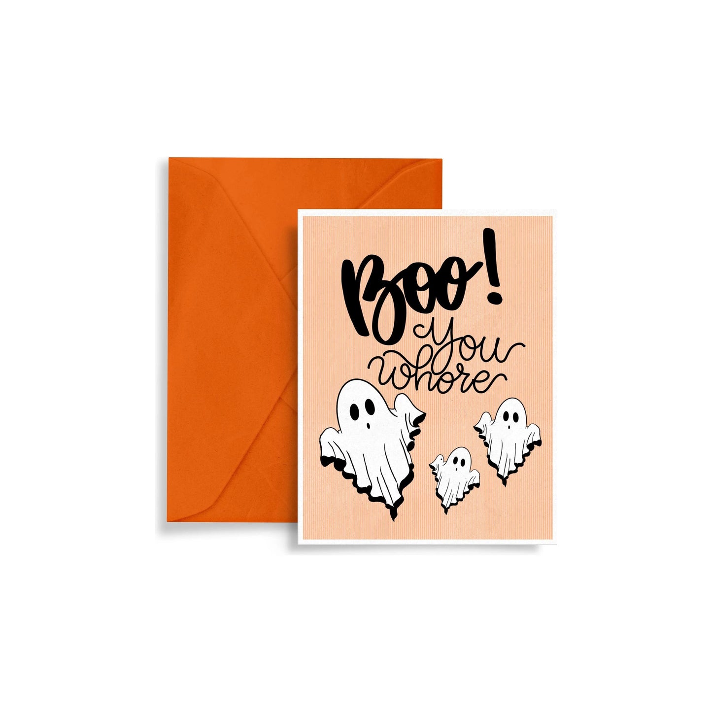 Funny Halloween Card | Boo! You Whore