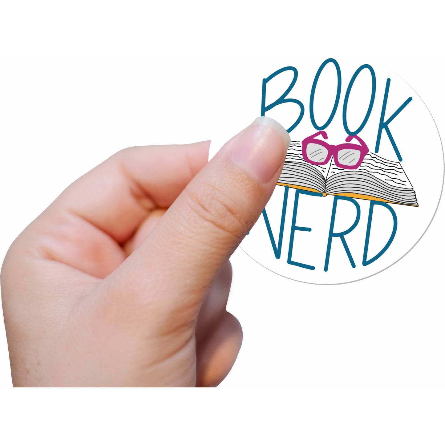 Book Nerd Vinyl Sticker