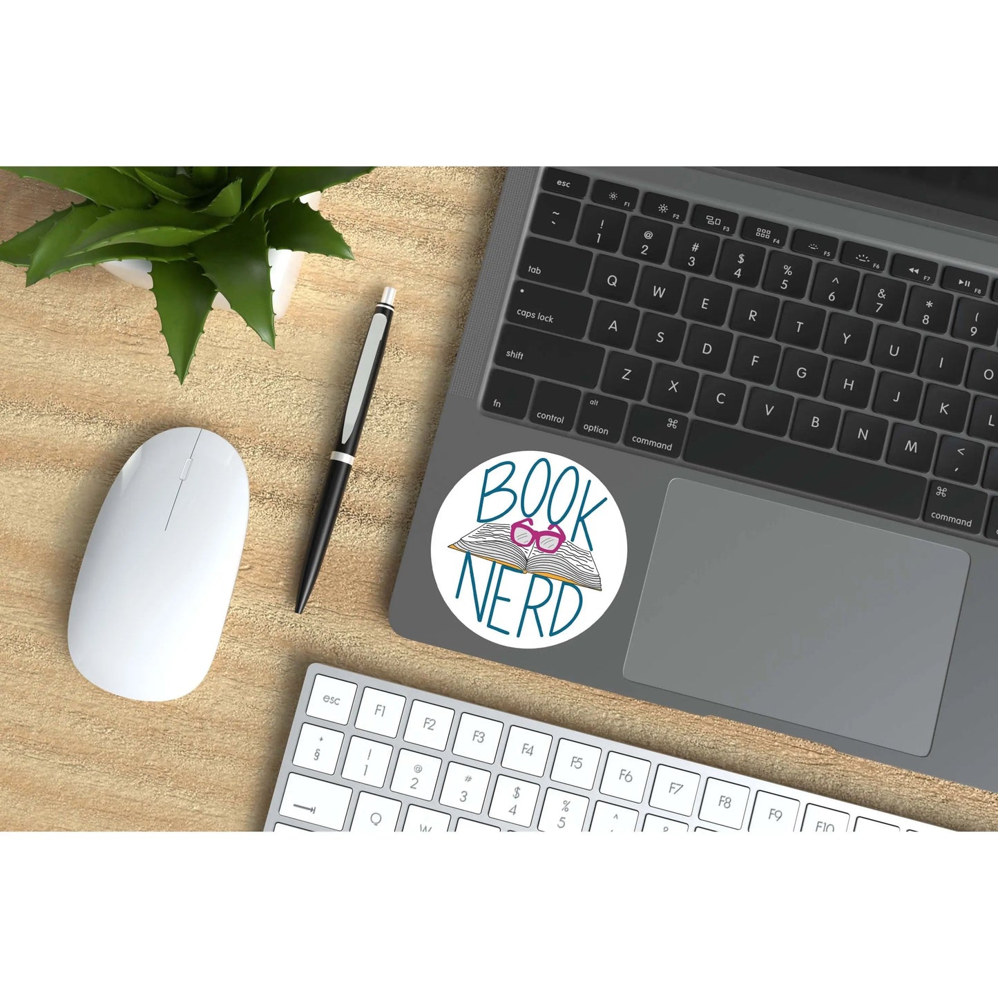Book Nerd Vinyl Sticker