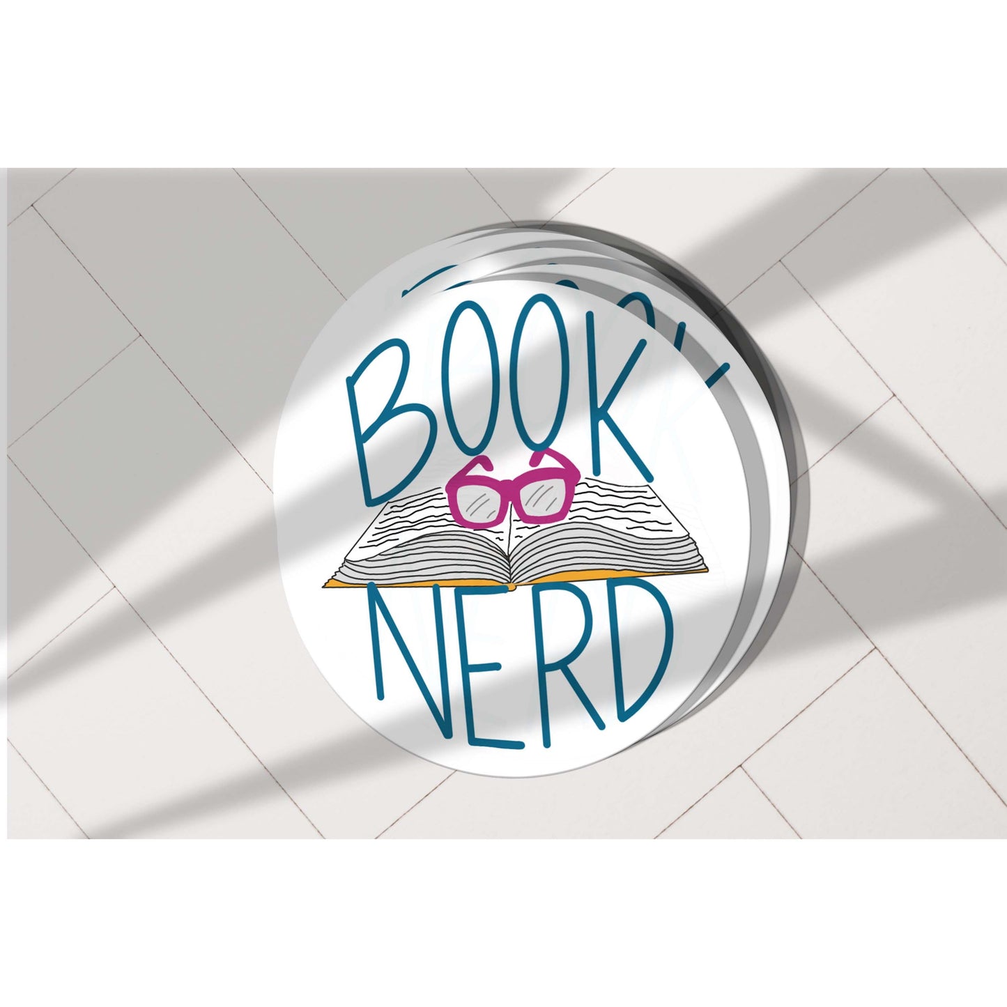 Book Nerd Vinyl Sticker
