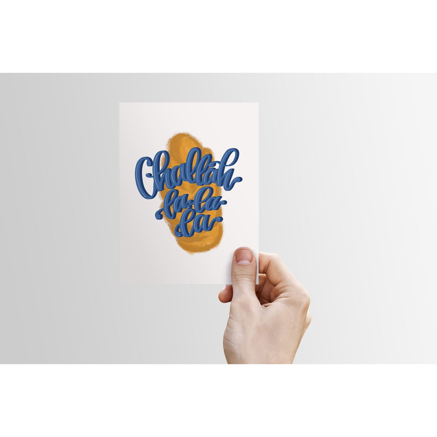 Challah la la la - Hanukkah Card