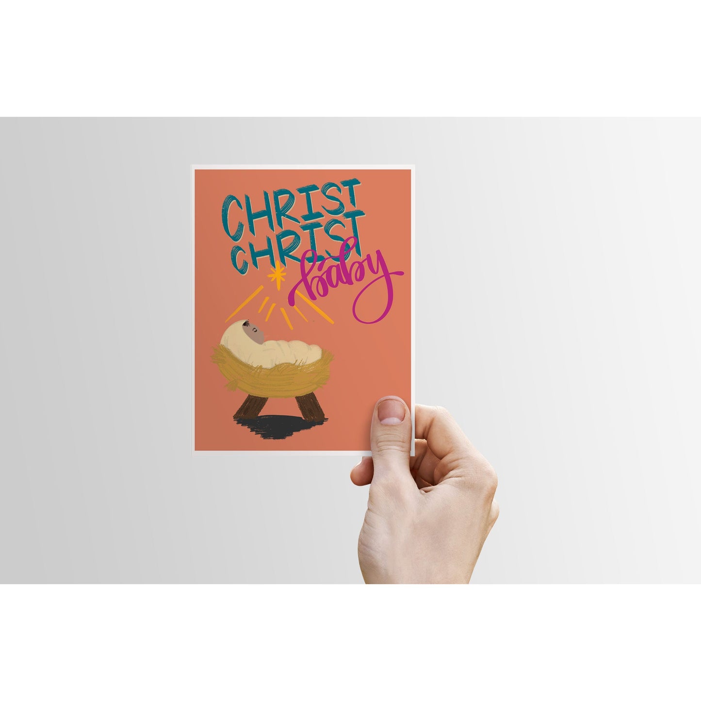 Christ Christ Baby - Christmas Card
