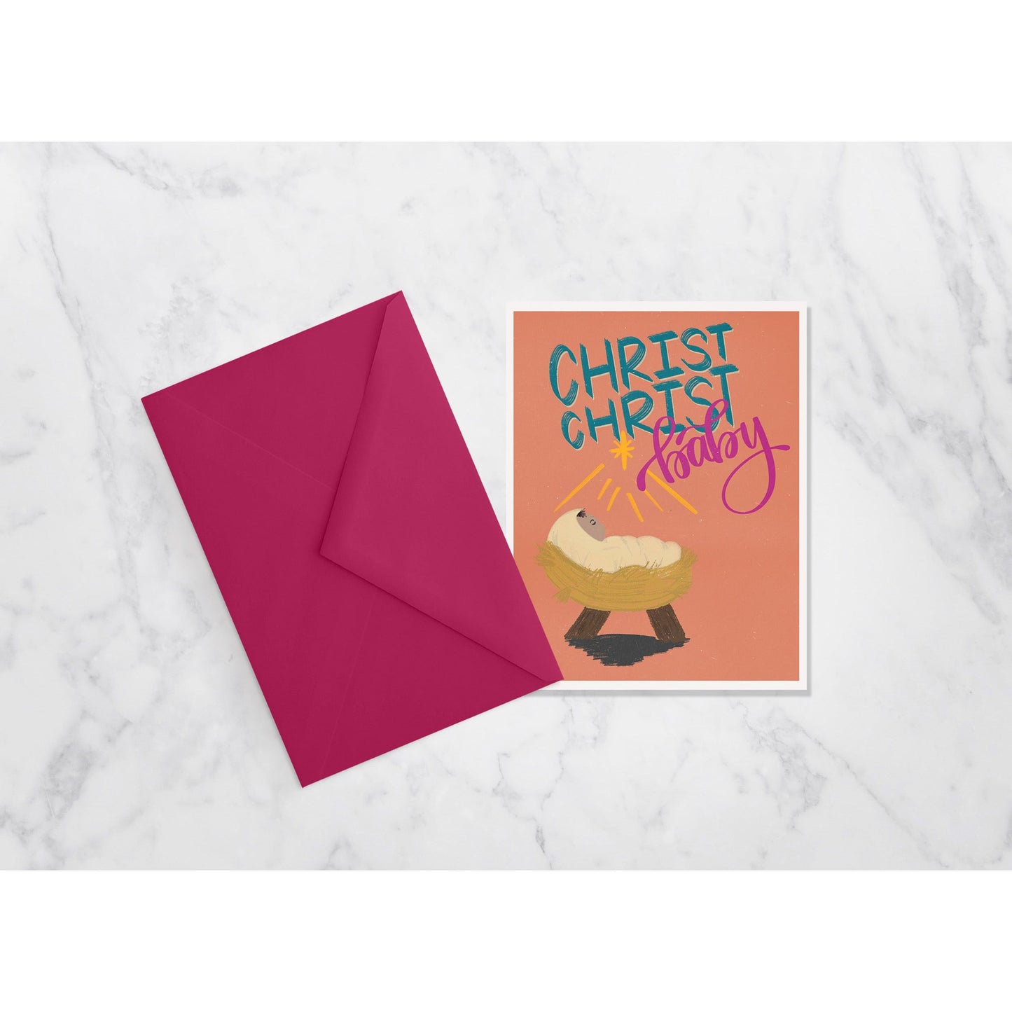 Christ Christ Baby - Christmas Card