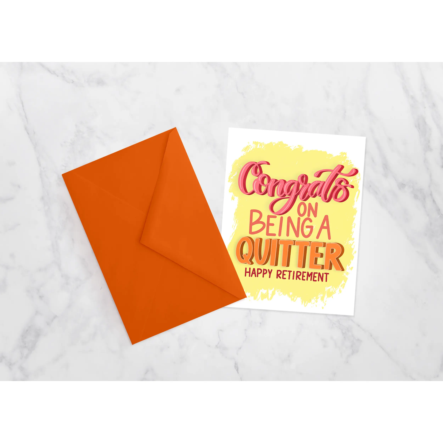 Congrats on Being a Quitter - Greeting Card | funny card, retiring, congratulations