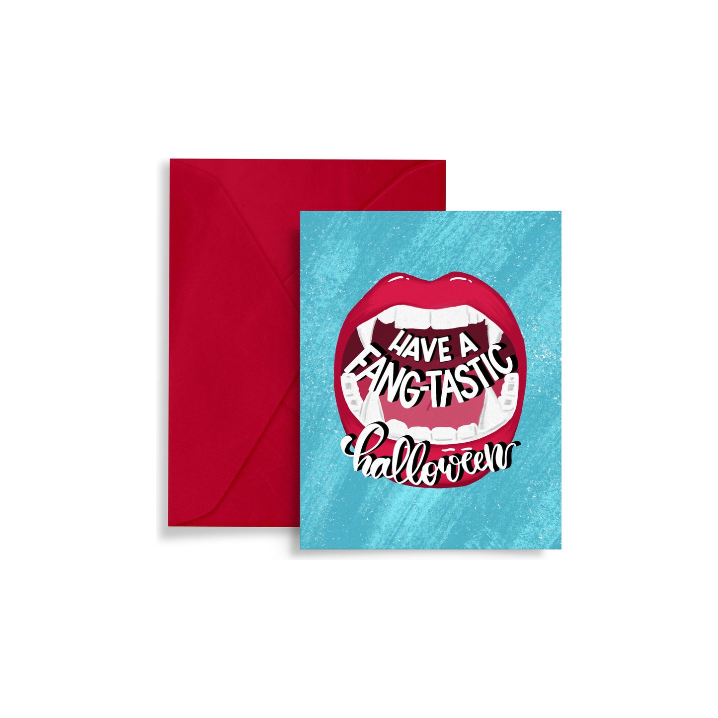 Fang-Tastic Halloween Card | Funny Fall Holiday for Friend