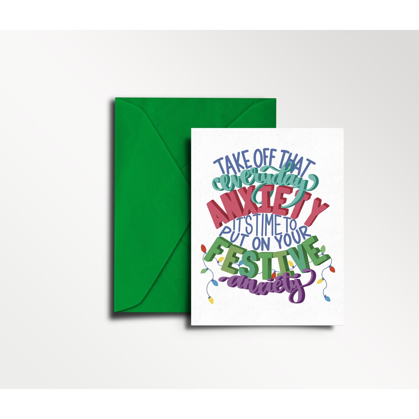 Festive Anxiety Holiday Card