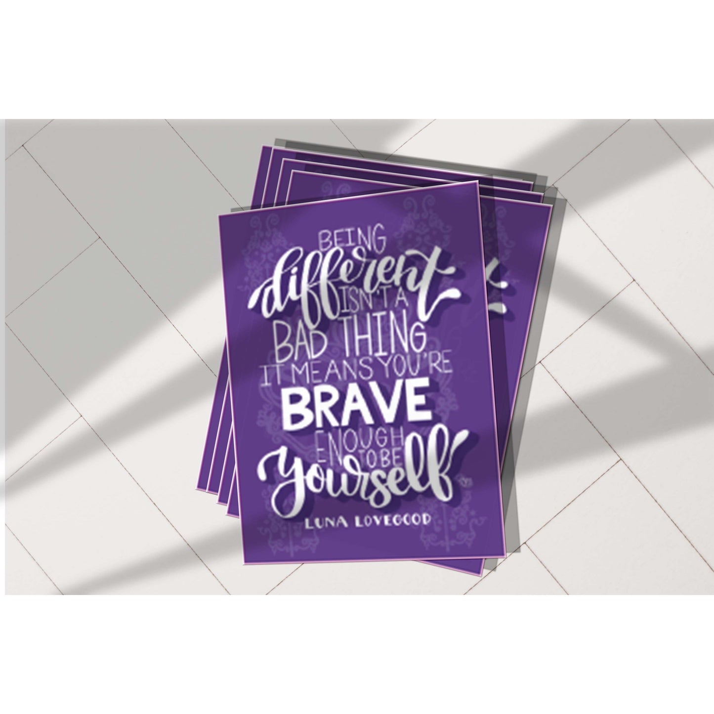 Luna Lovegood Quote Vinyl Sticker-Harry Potter