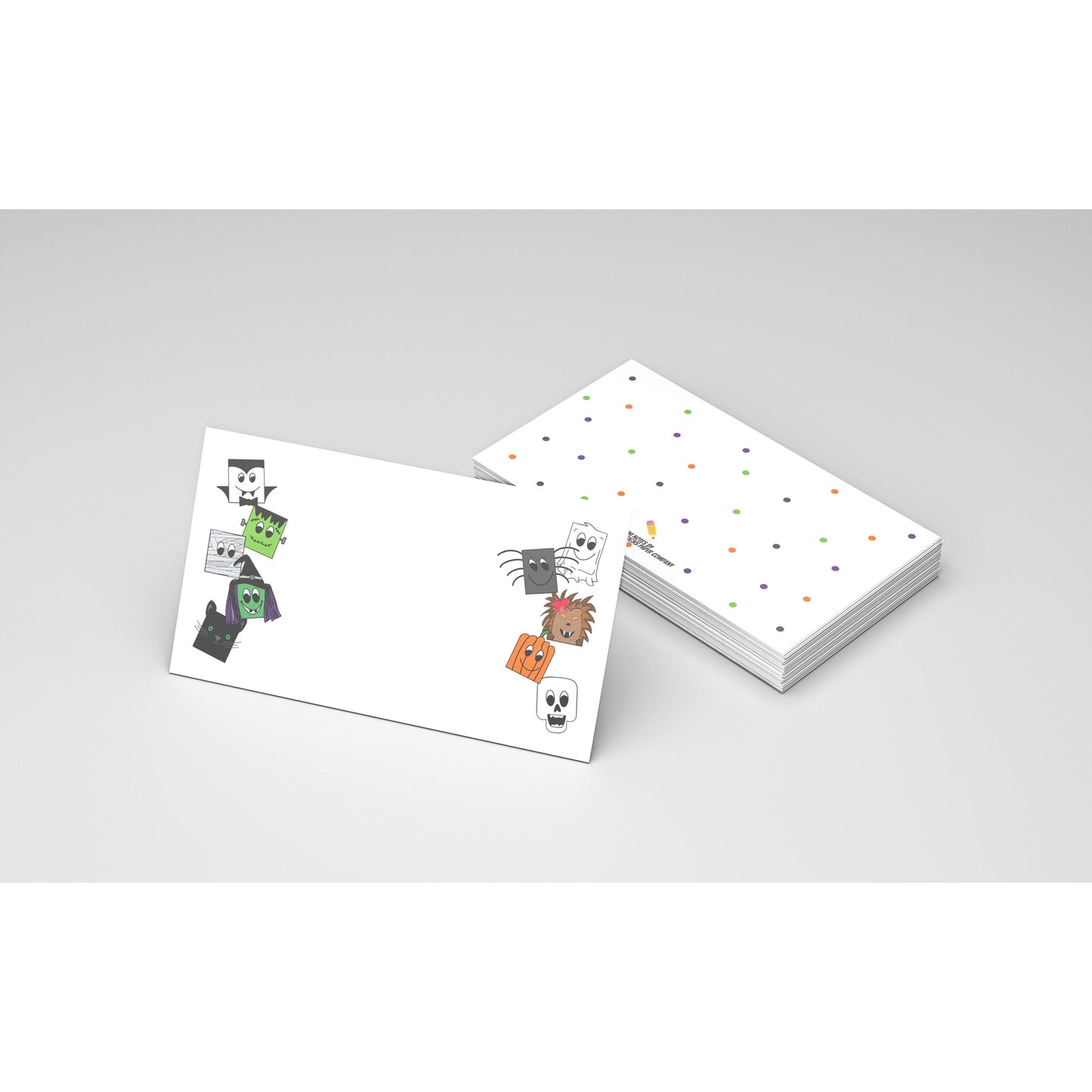 Halloween Monsters Mini Notes