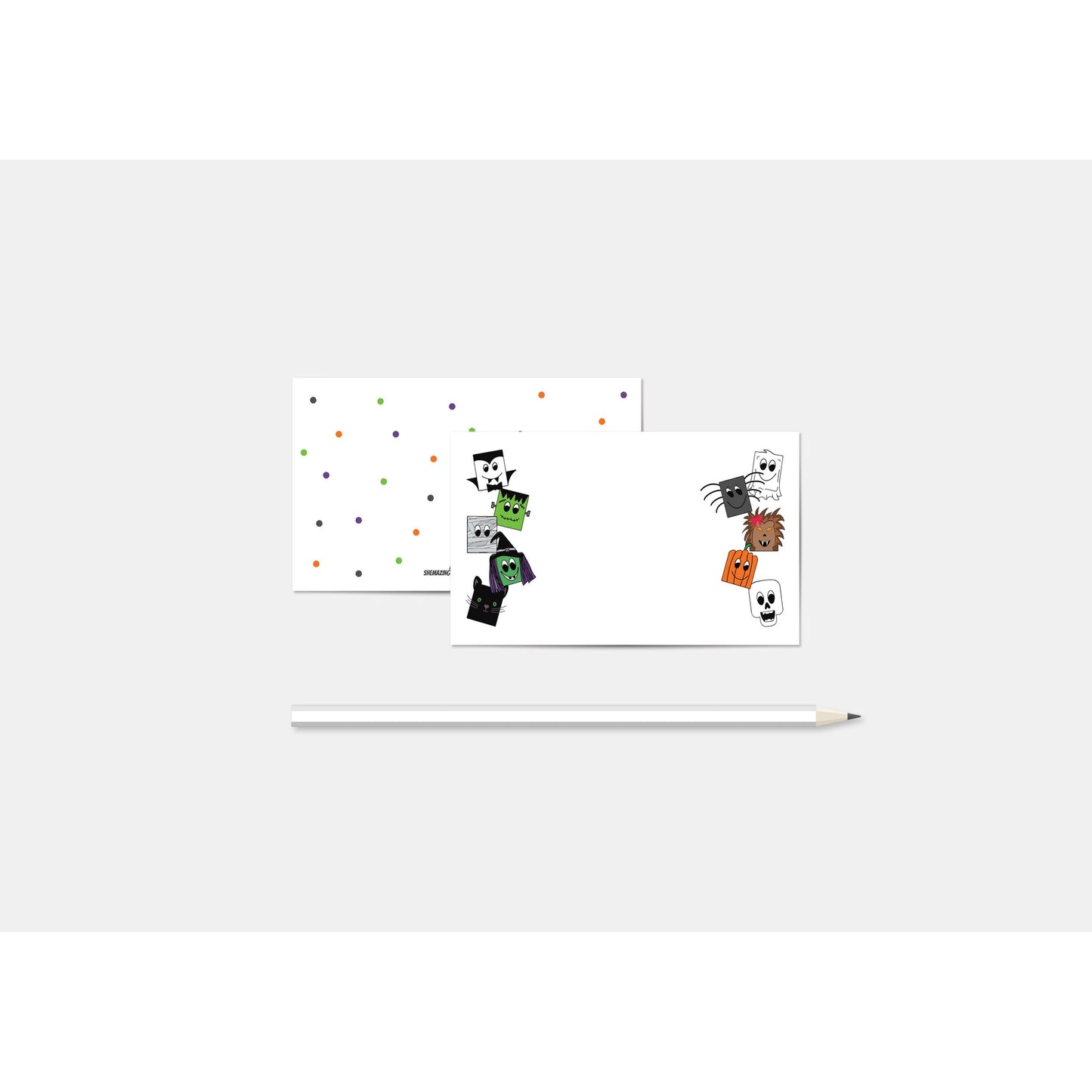 Halloween Monsters Mini Notes