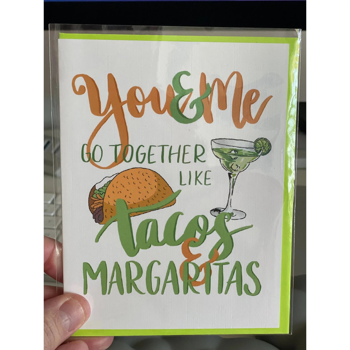 Tacos & Margaritas - You & Me Series - - love, anniversary card