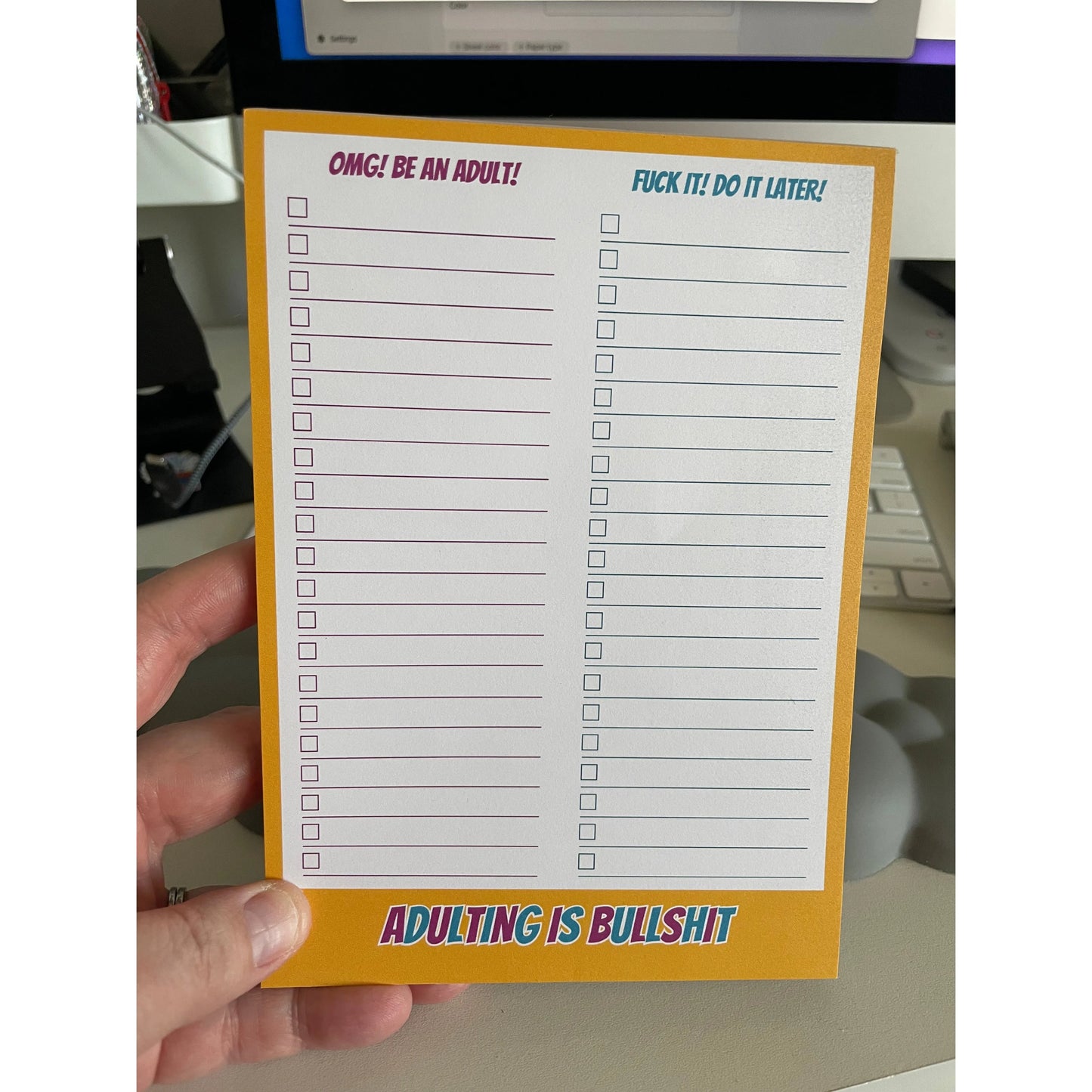 Adulting is Bullshit Notepad - 5x7