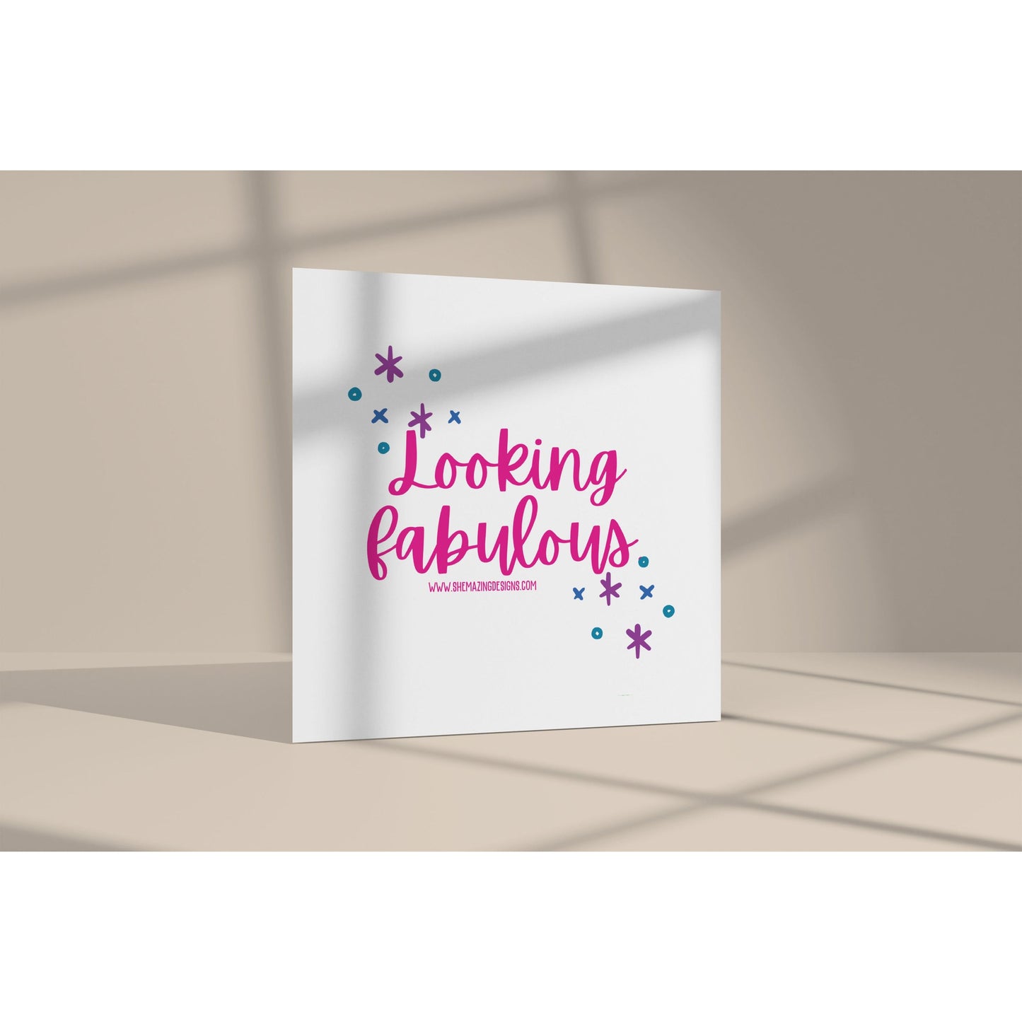 Looking Fabulous Mirror Cling Decal