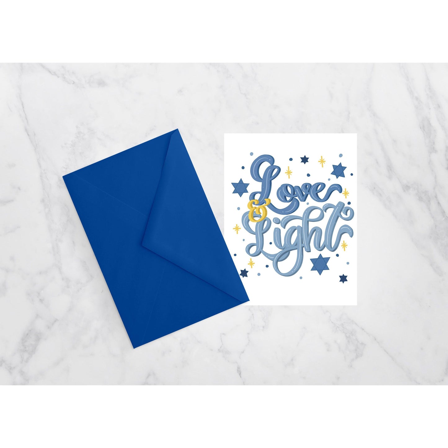 Love & Light - Hanukkah Card