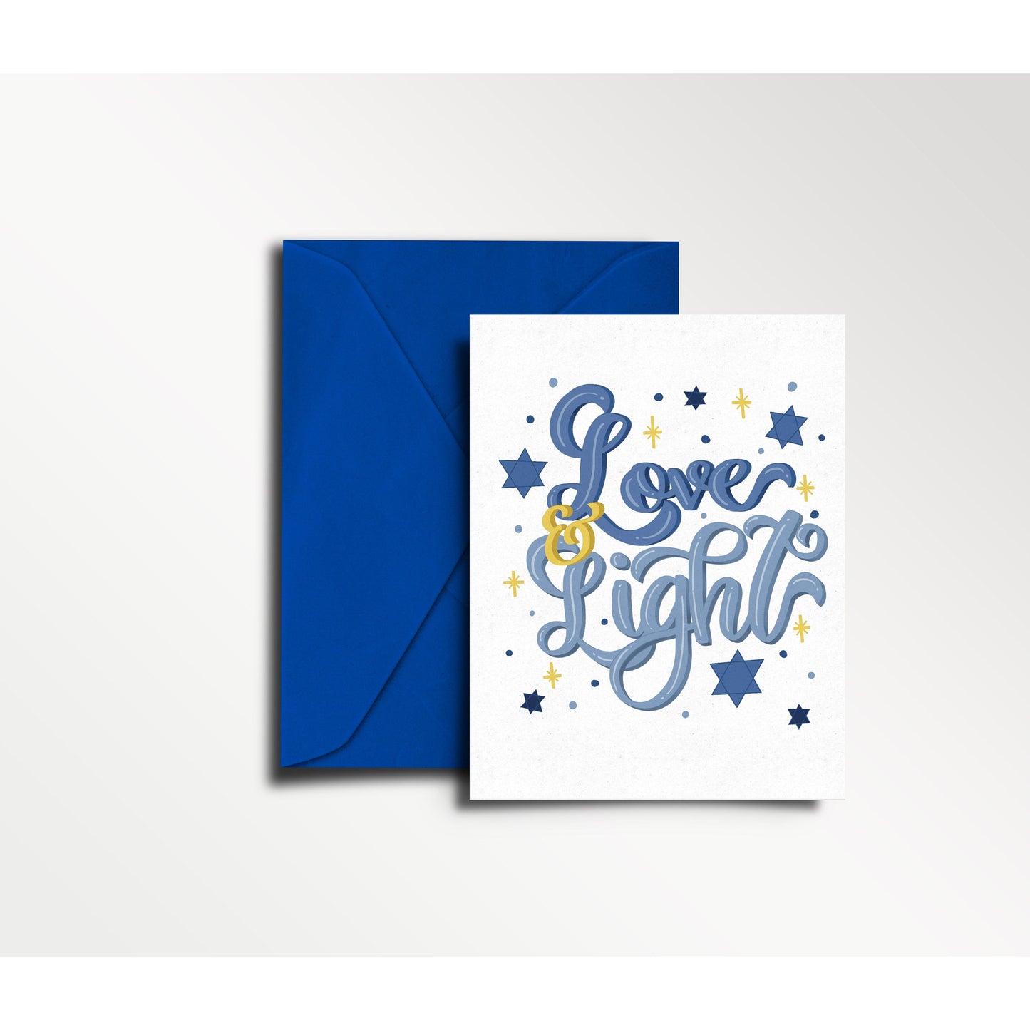 Love & Light - Hanukkah Card