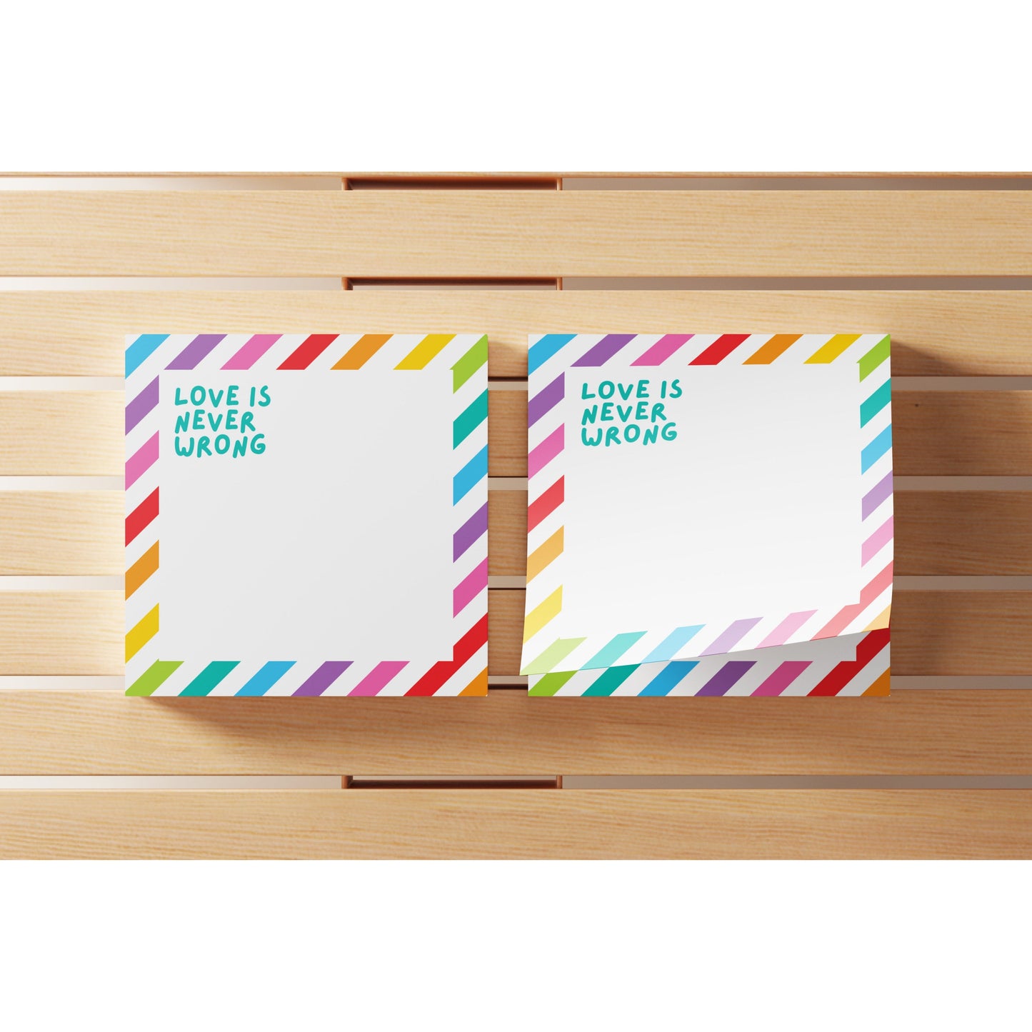 Love is Never Wrong Sticky Notes