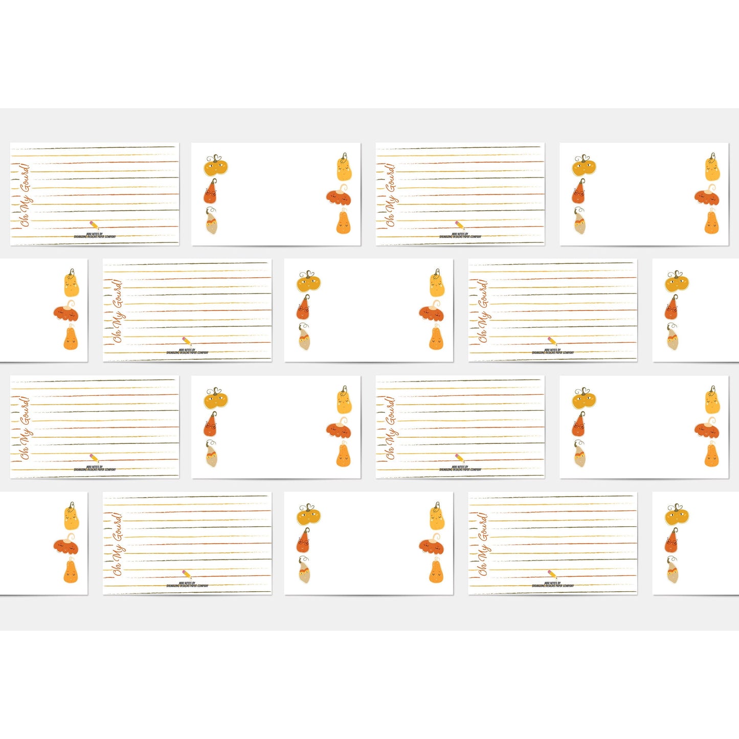 Oh My Gourd Mini Notes