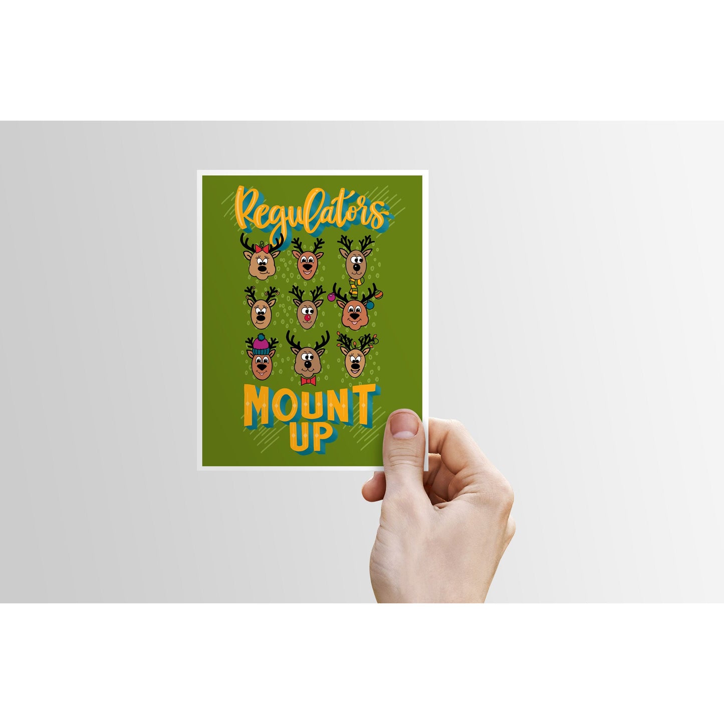 Regulators...MOUNT UP! - Christmas Card
