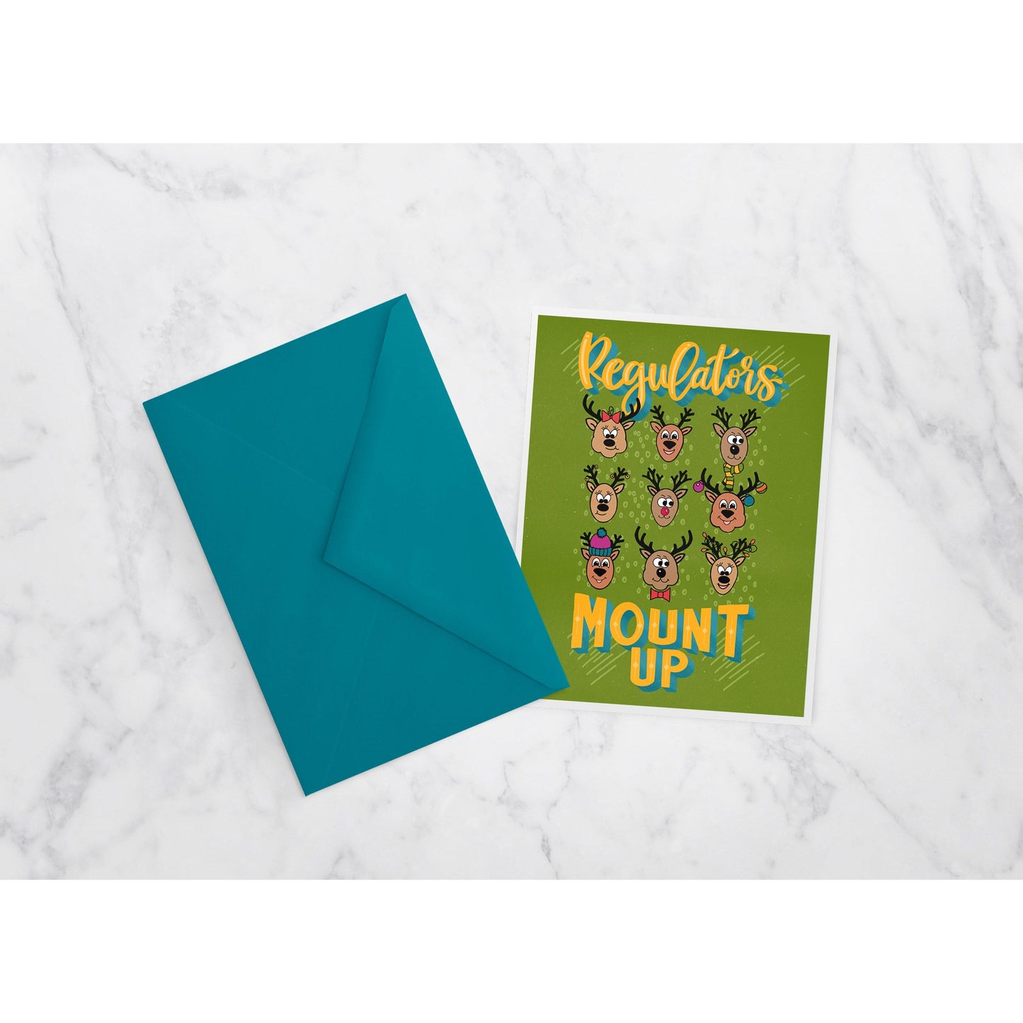 Regulators...MOUNT UP! - Christmas Card