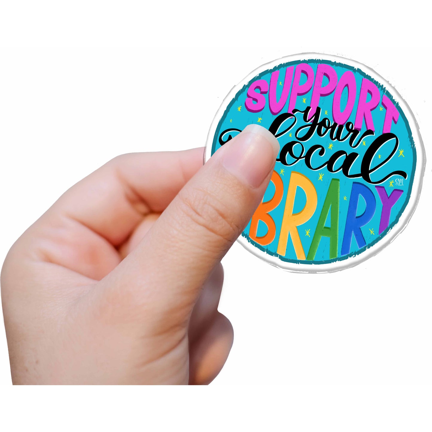 Support Your Local Library Vinyl Sticker