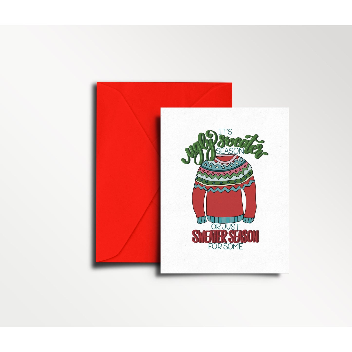 Ugly Sweater Season - Holiday Card