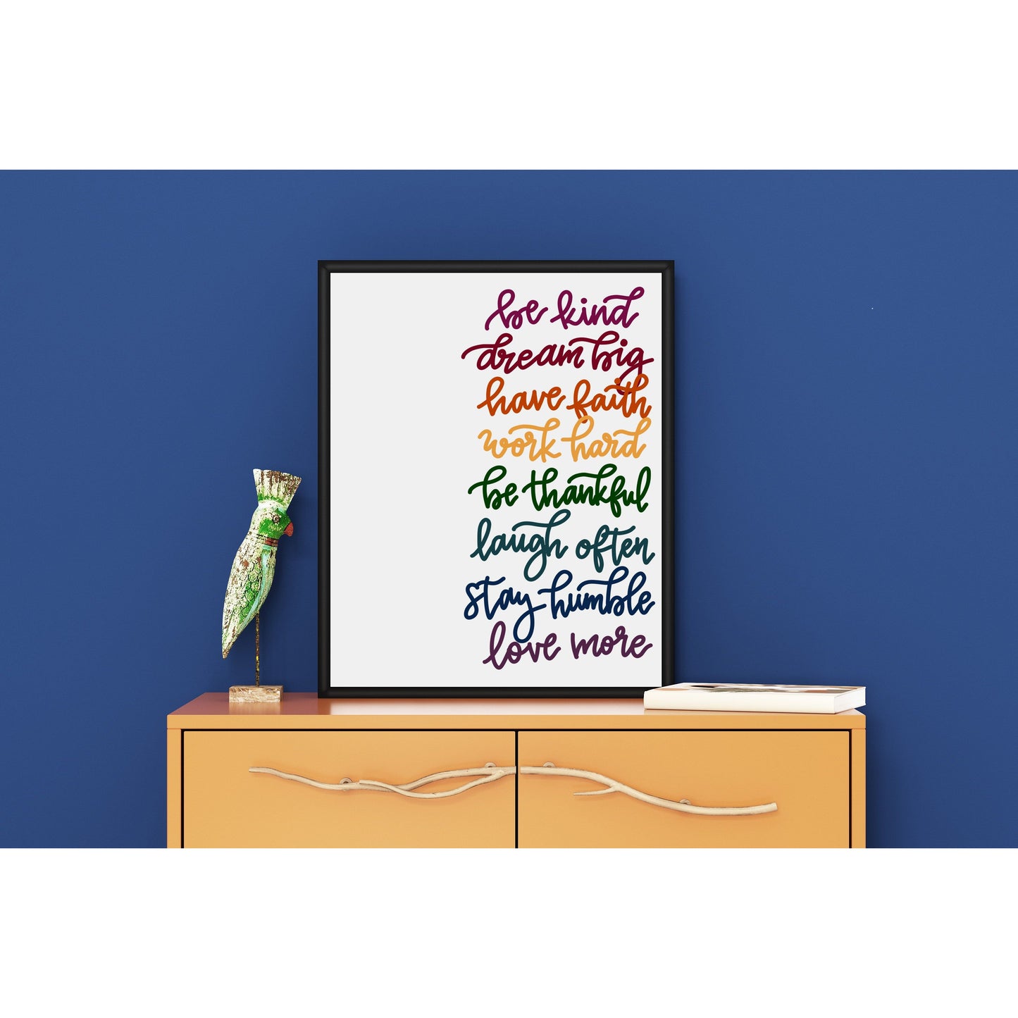 Words to Live By - Print - Wall Art - 8x10
