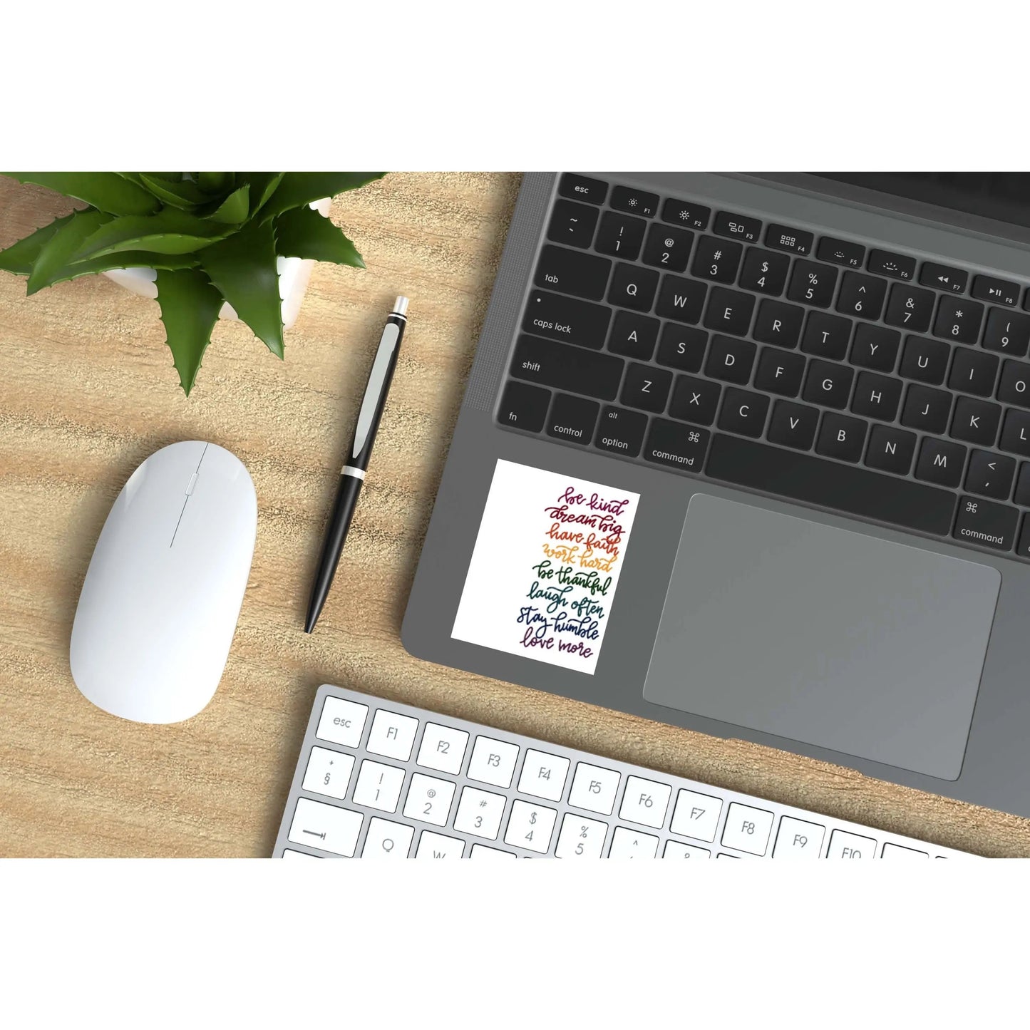 Words to Live By Vinyl Sticker