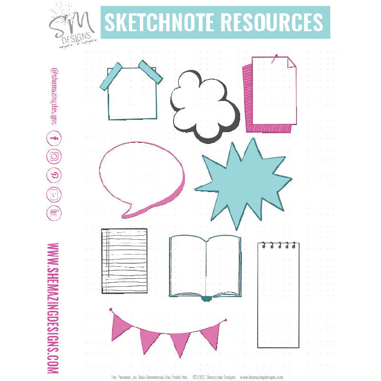 Banners, Arrows & Dividers and Containers - Digital Download