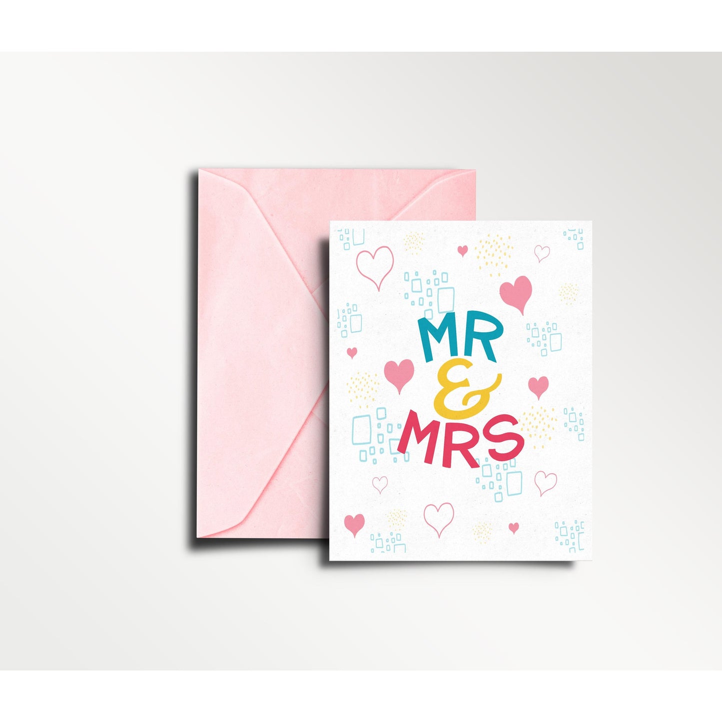 Mr & Mrs Wedding Card