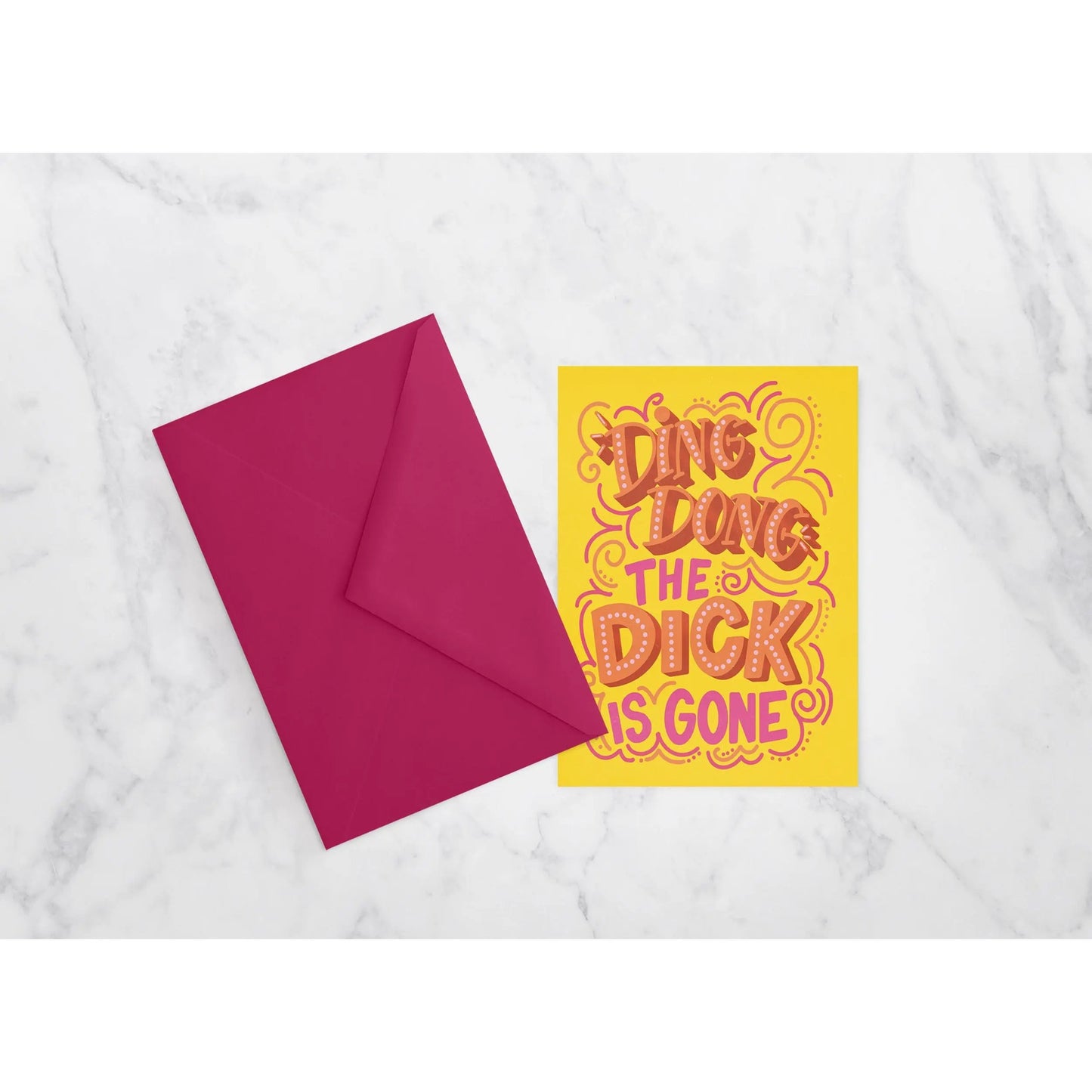 Ding Dong the Dick is Gone - Divorce/Breakup Card