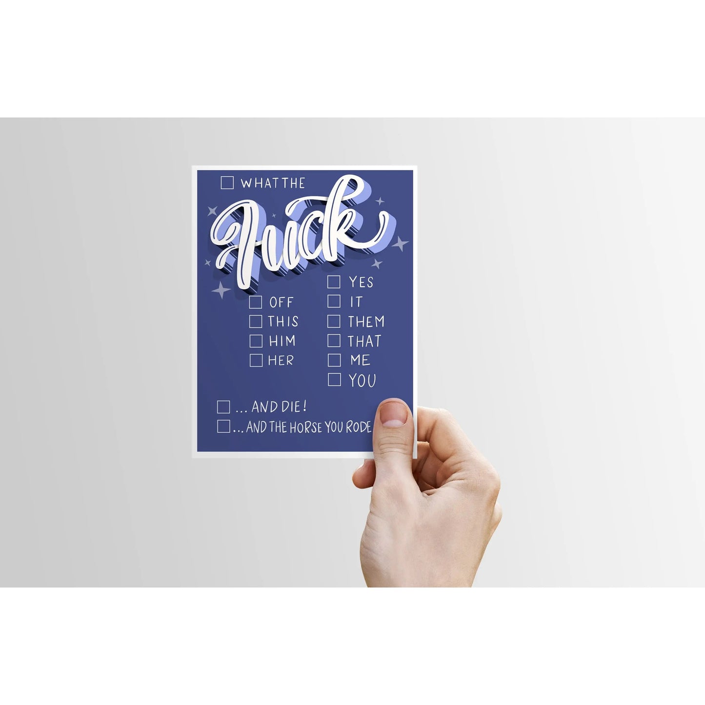 Check Your F*ck - Empathy Card