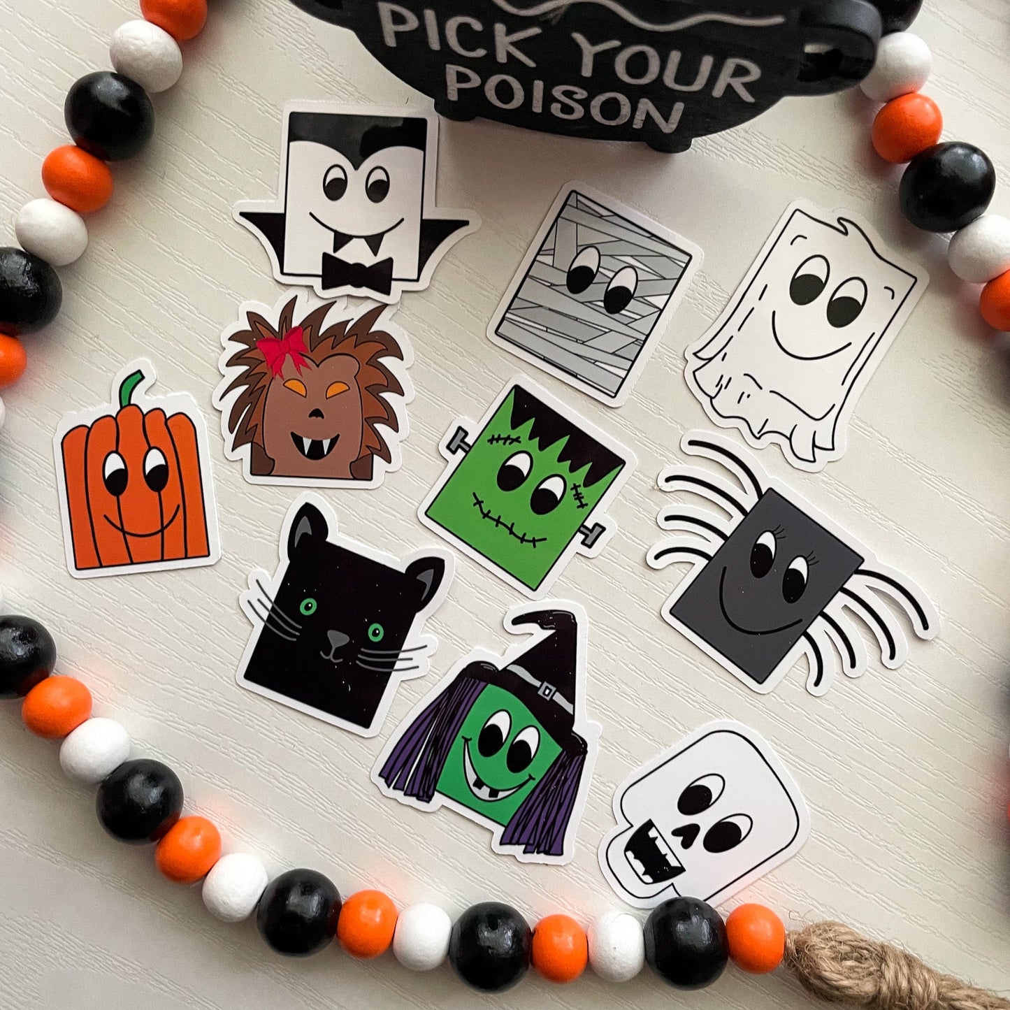 Halloween Monsters - Sticker Pack