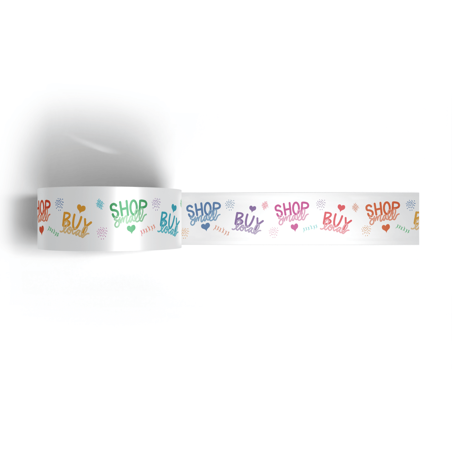 3 Pack Washi Tape - Shop Small, Buy Local, A Little Flair, The Rainbow Connection | 15mm x 10m