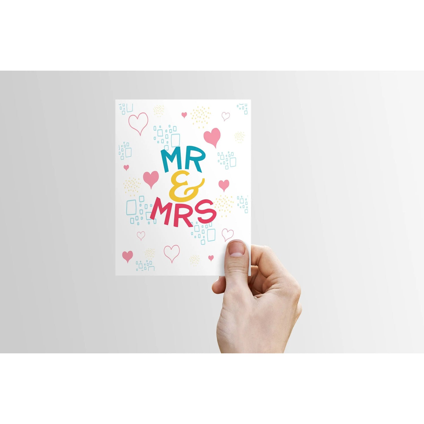 Mr & Mrs Wedding Card