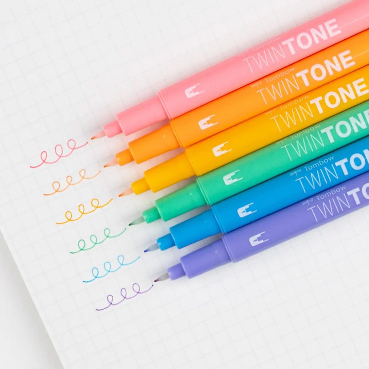 Tombow TwinTone Marker Set, 6-Pack