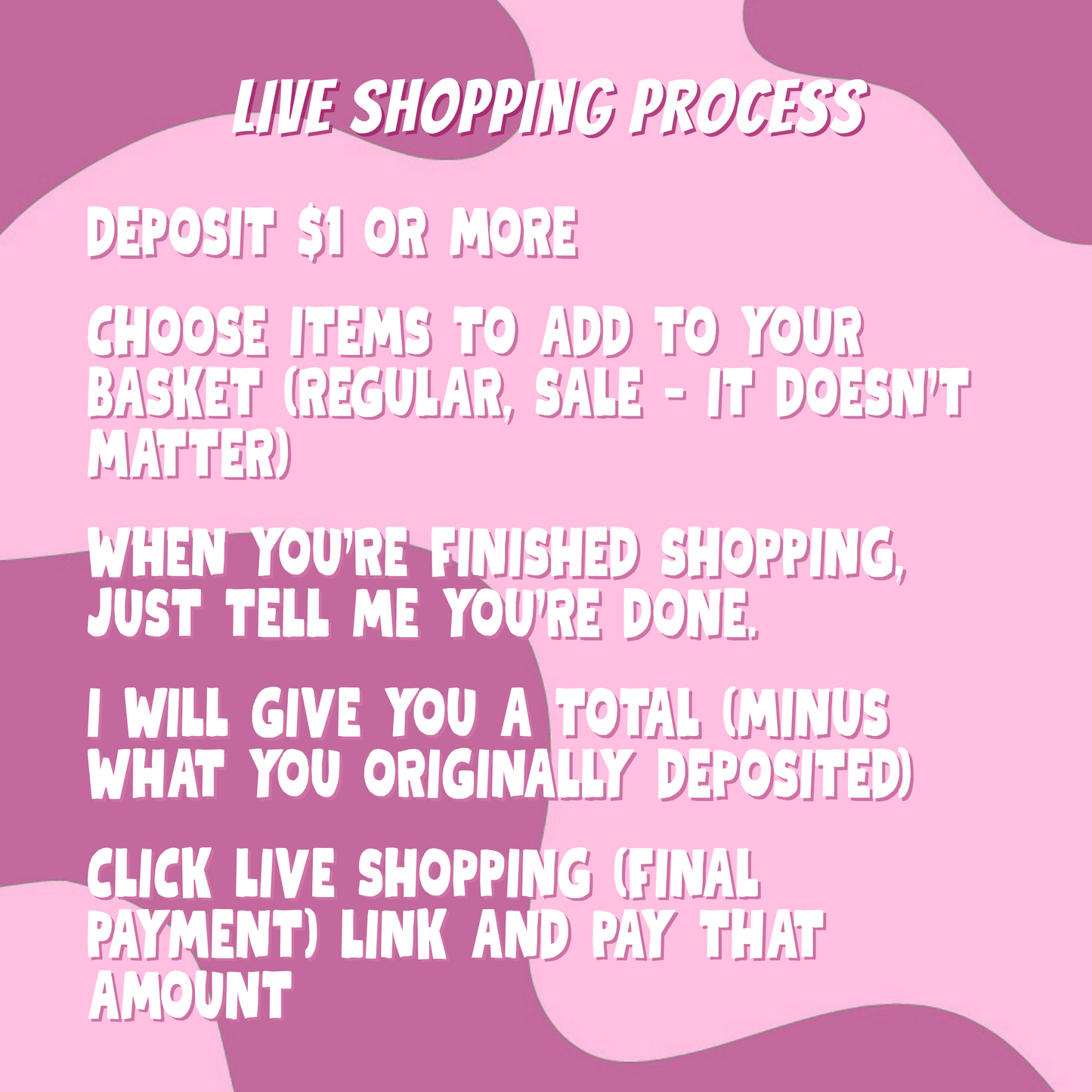 Shop Live (Deposit)