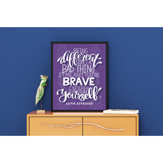 Harry Potter-Luna Lovegood Quote - Print - Wall Art - 8x10