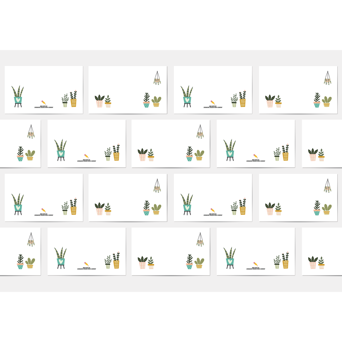 Plant Lover Mini Notes