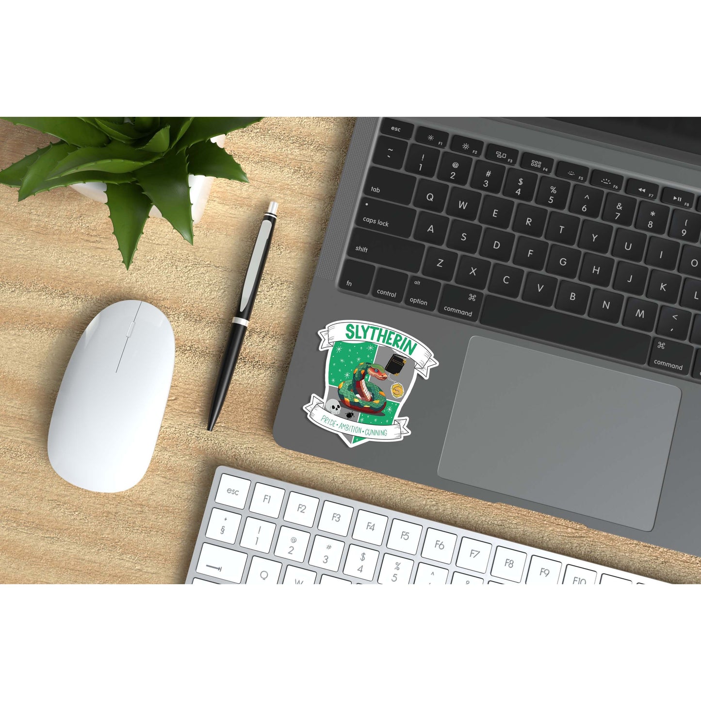 Slytherin Crest Vinyl Sticker-Harry Potter