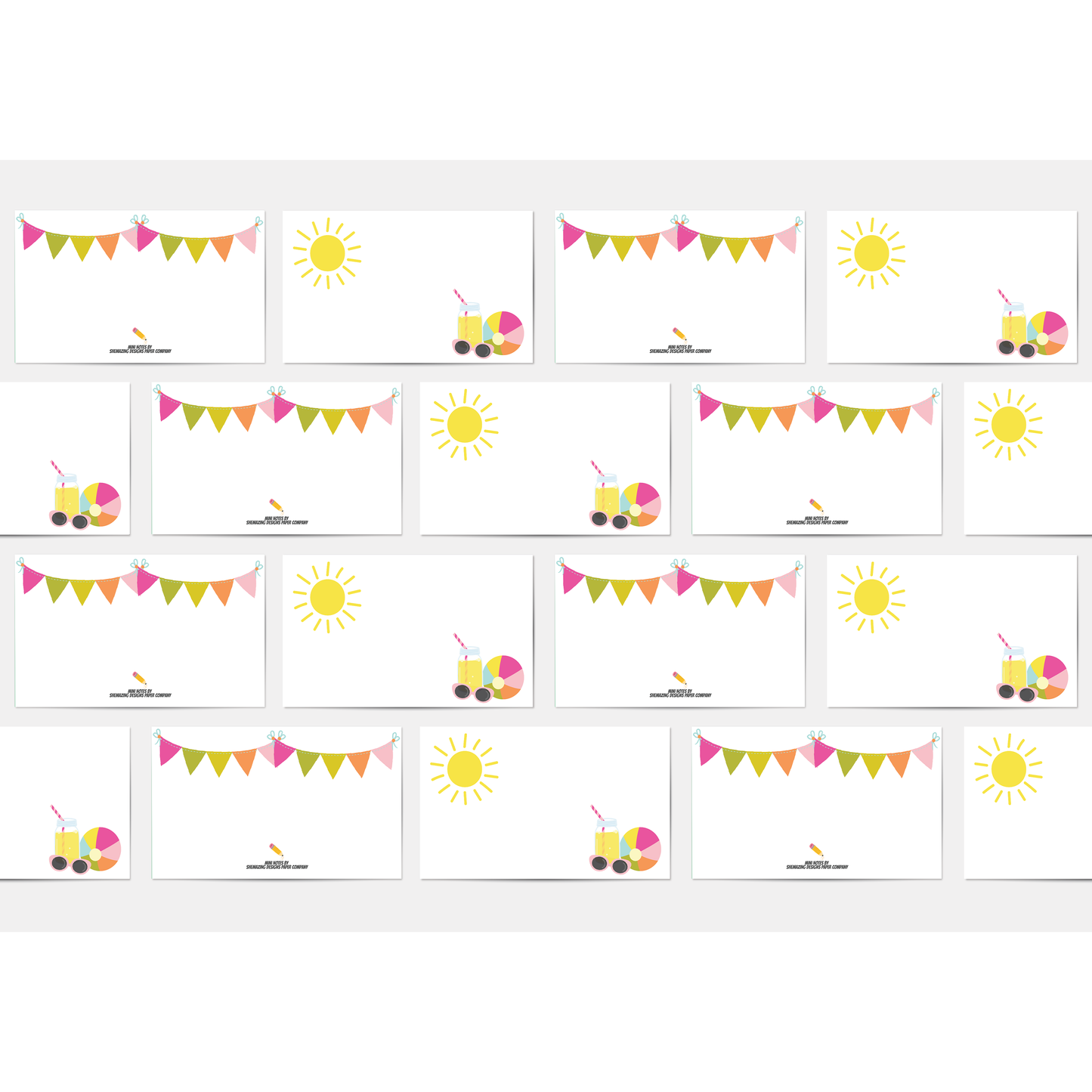 Summer Mini Notes